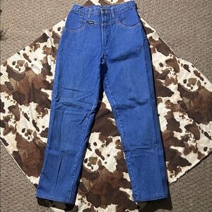 Blaze High Rise Bareback Straight Leg Denim Jeans 26/28.5